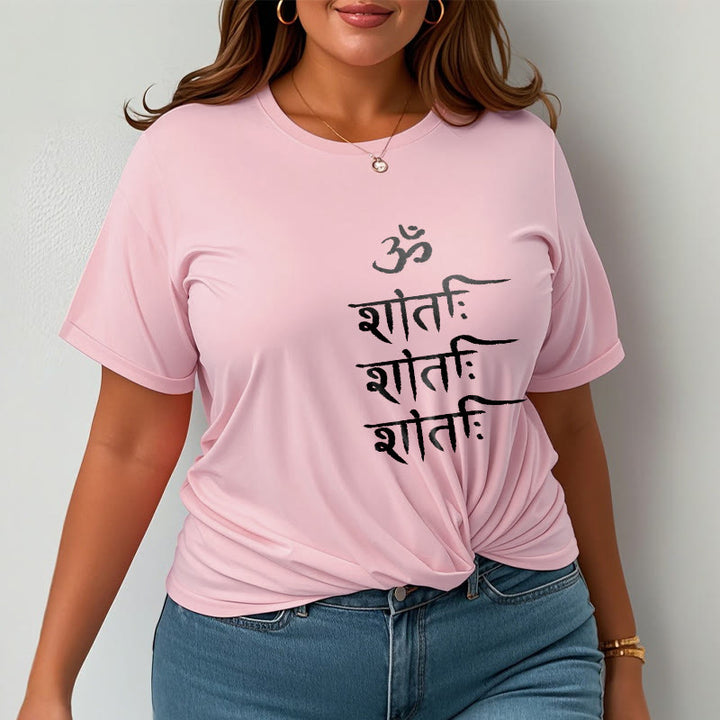T-shirt z motywem sanskryckim z Buddha Stones OM MANTRA - image 13