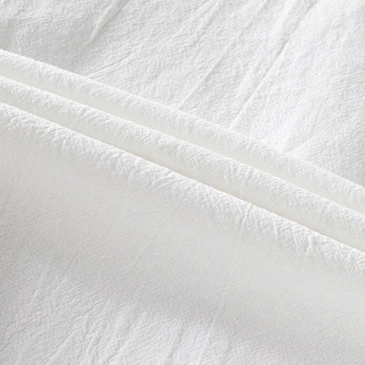 Koszula męska z bawełny i lnu Buddha Stones Vintage Casual Single Breasted z trzema czwartymi rękawami i kieszenią - image 10