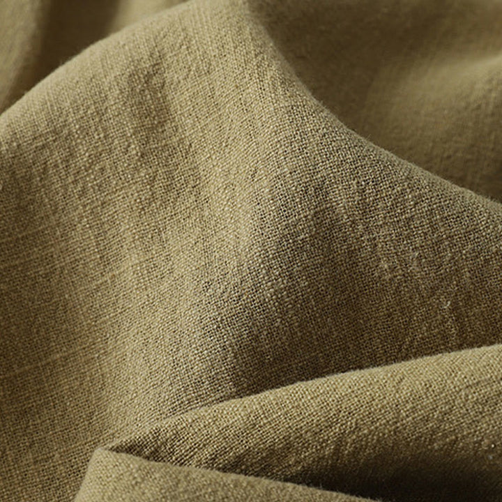 Buddha Stones Luźne, proste, luźne, 7-8 długości, damskie, szerokie nogawki, poliestrowe, z kieszeniami - image 14