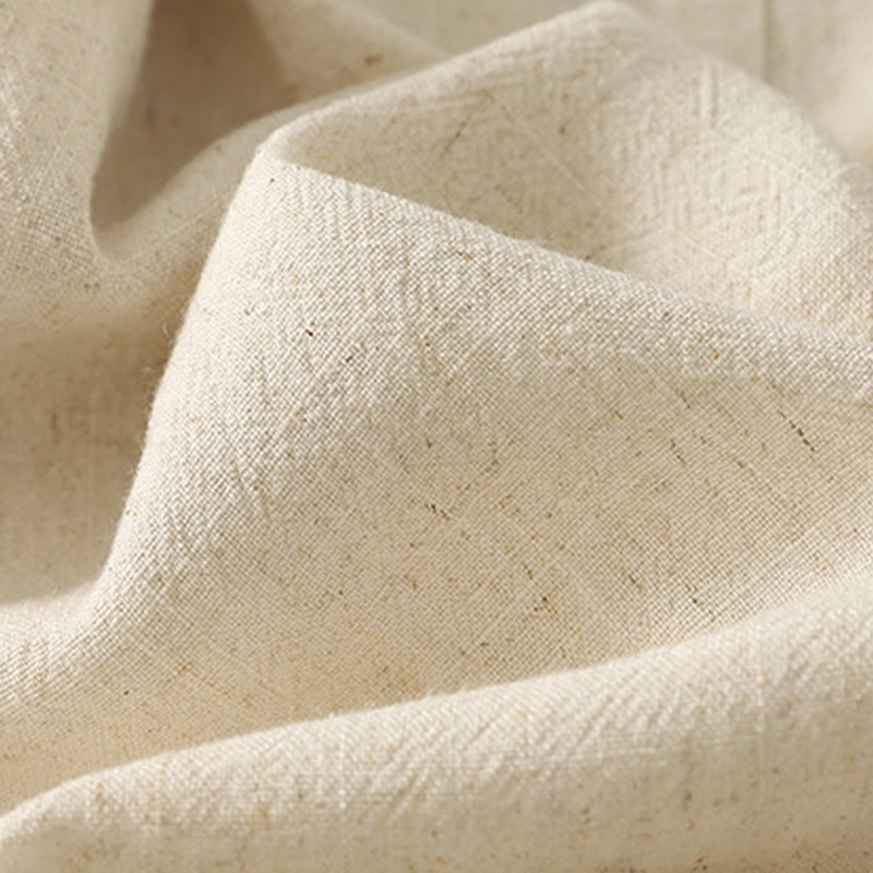 Buddha Stones Casual Szycie Kolor Ręcznie Robione Guziki Projekt Midi Sukienka Poliester Bez Rękawów Sukienka Z Kieszeniami - image 11