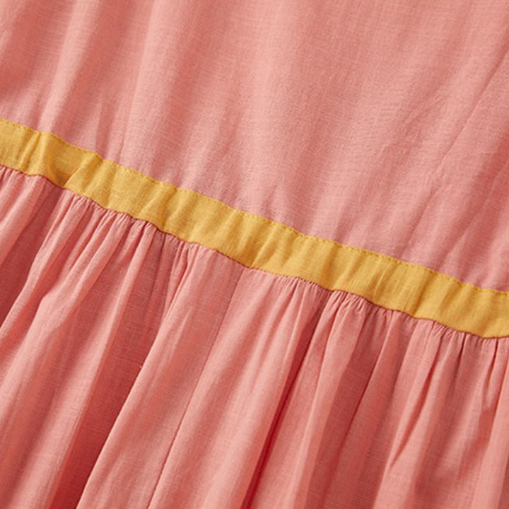 Sukienka midi z krótkim rękawem i dekoltem w serek z Buddha Stones - image 8