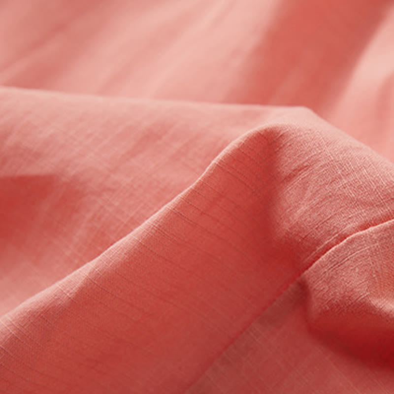 Sukienka midi z krótkim rękawem i dekoltem w serek z Buddha Stones - image 5