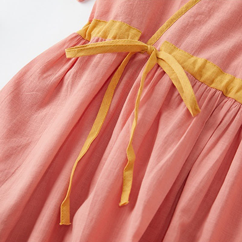 Sukienka midi z krótkim rękawem i dekoltem w serek z Buddha Stones - image 4