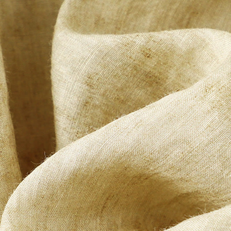 Sukienka midi z akrylu z haftowanym kołnierzykiem i trzema czwartymi rękawami w kolorze Buddha Stones - image 12