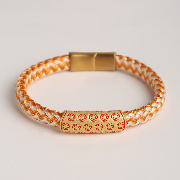 Buddha Stones Tybetańskie Hot Wheels Różne Kolory Lina Diament Węzeł Szczęścia Bransoletka Zapięcie