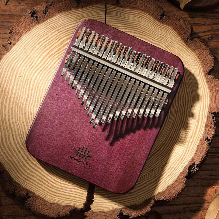 Kamienne Buddha Stones Kalimba 21 klawiszy Pianino kciukowe Peltogyne Drewniane przenośne pianino palcowe