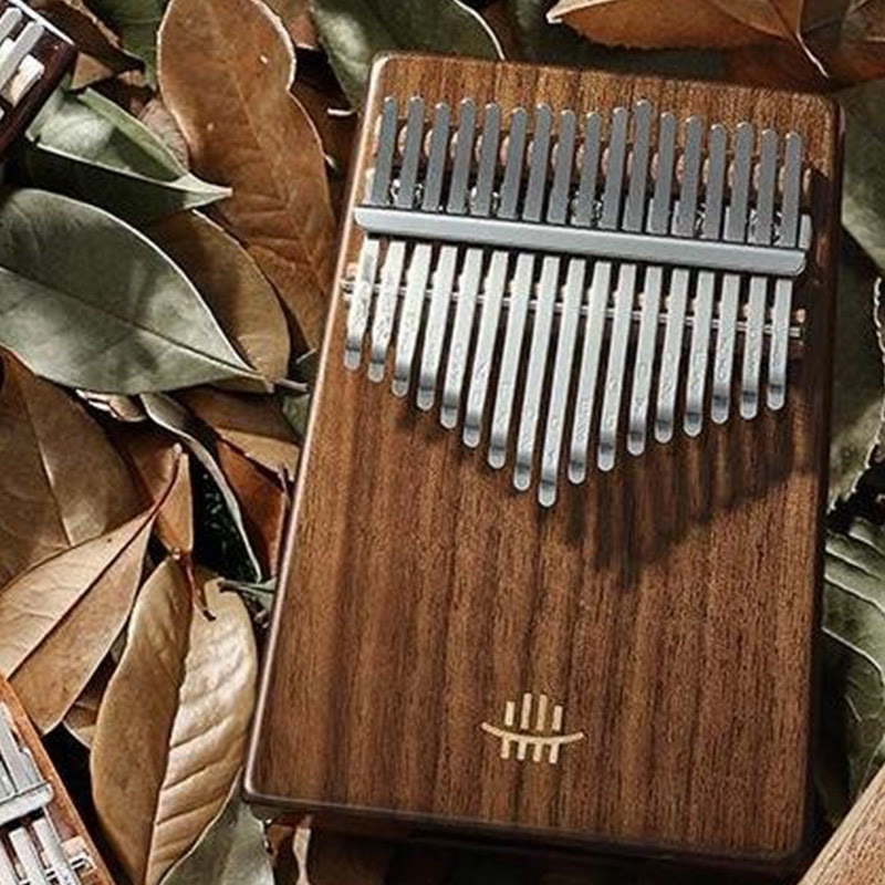 Buddha Stones 21 Klawiszy Kalimba Pianino Kciukowe Orzech Przenośne Pianino Palcowe