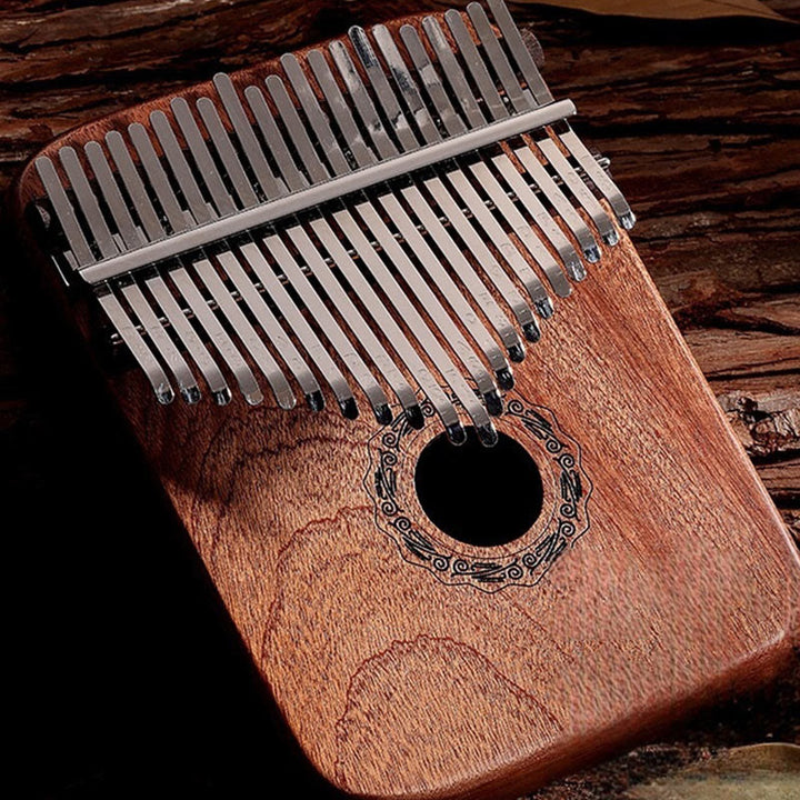 Buddha Stones 21 klawiszy Kalimba Thumb Piano żółte drewno sandałowe przenośne pianino na palce