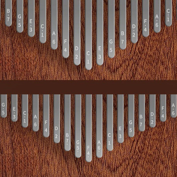Buddha Stones 21 klawiszy Kalimba Thumb Piano żółte drewno sandałowe przenośne pianino na palce