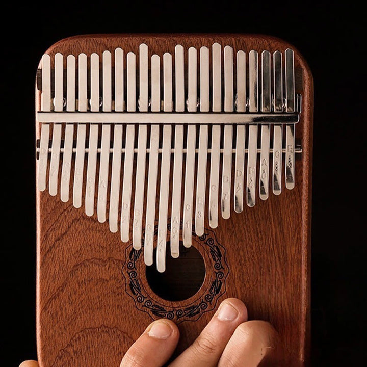 Buddha Stones 21 klawiszy Kalimba Thumb Piano żółte drewno sandałowe przenośne pianino na palce