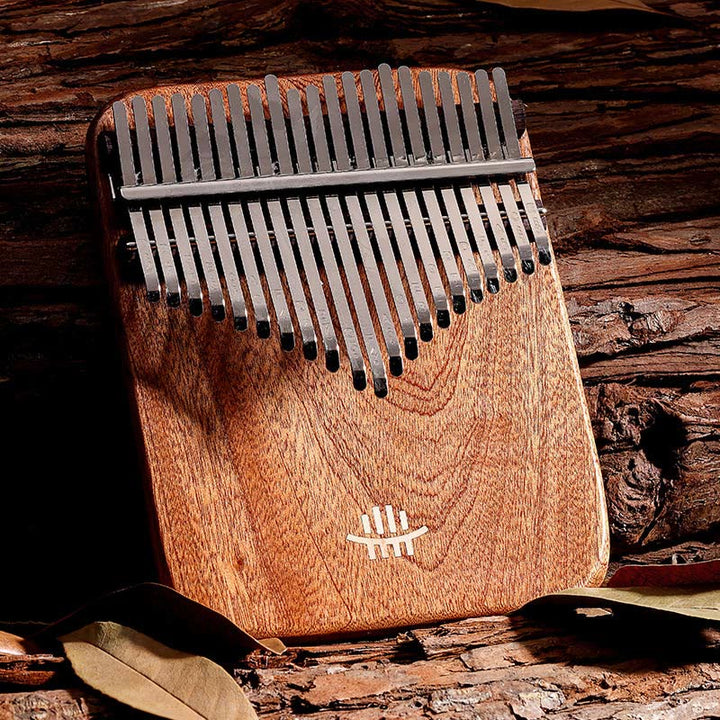 Buddha Stones Kalimba 21 klawiszy Pianino kciukowe Żółte drewno sandałowe Retro przenośne pianino na palce