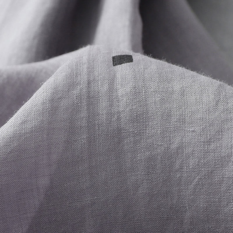 Buddha Stones Letnie Luźne Polka Dot Wzór Bawełna Len Damskie Szerokie Spodnie Nogawki Z Kieszeniami - image 6