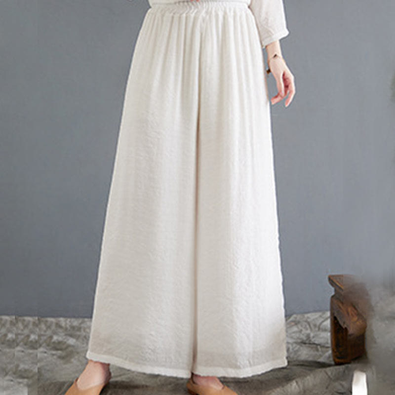 Buddha Stones 2 szt. beżowe chińskie żaby-guziki projekt koszula z długim rękawem spodnie medytacja zen tai chi bawełna len odzież damska zestaw - image 7