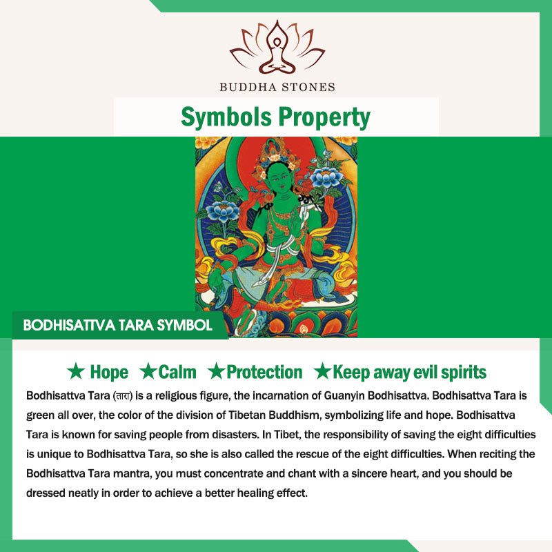 Buddha Stones Tybetański Zielony Tara Medycyna Budda Sanskrycki Wzór Liuli Kryształ Ochrona Naszyjnik Wisiorek - image 3