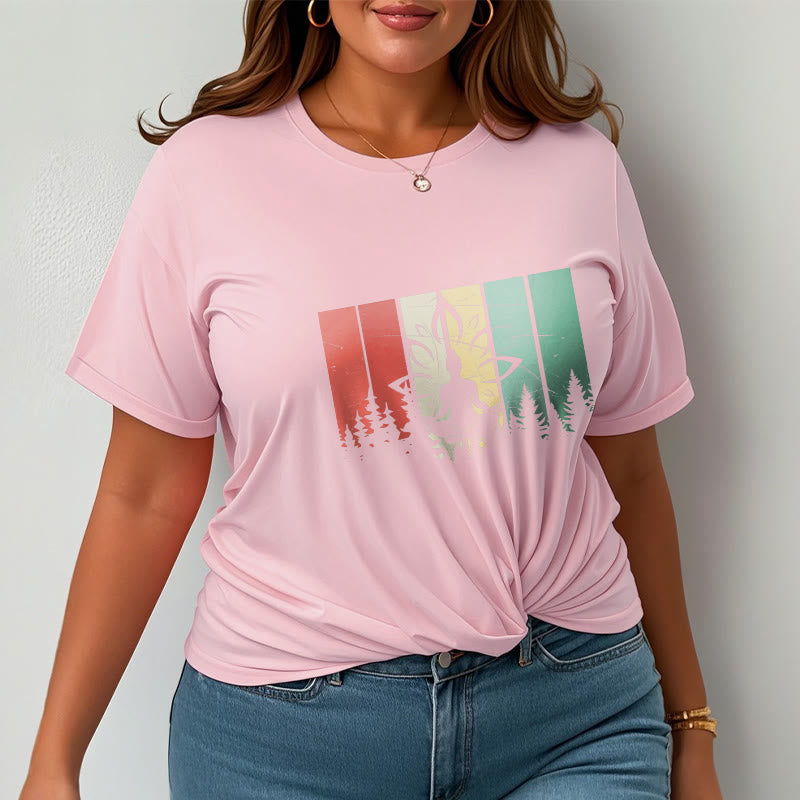 Buddha Stones Statua Buddy Medytująca W Pozycji Lotosu Wzór Cienia Bawełniana Koszulka T-shirt - image 14