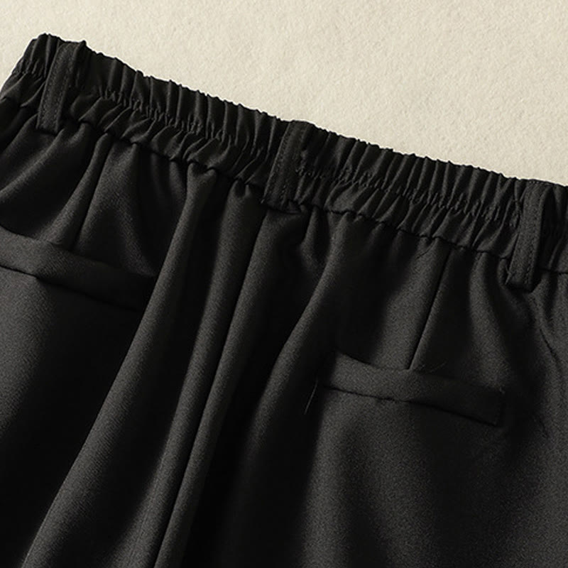 Buddha Stones Vintage Elastyczny Pas Projekt Ściągacz Damskie Spodnie Bawełniane Z Kieszeniami - image 12