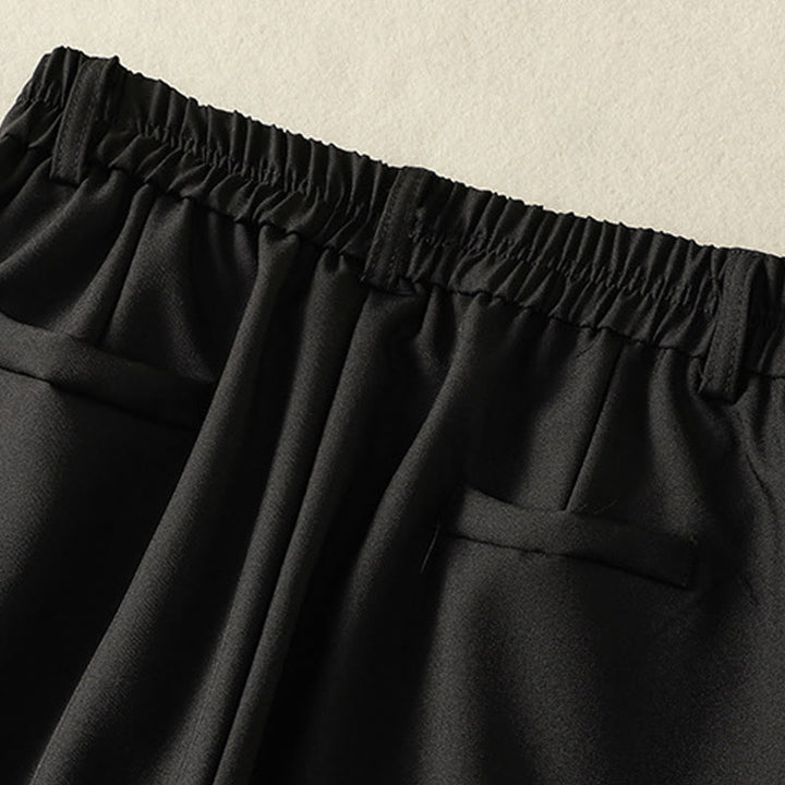 Buddha Stones Vintage Elastyczny Pas Projekt Ściągacz Damskie Spodnie Bawełniane Z Kieszeniami - image 12