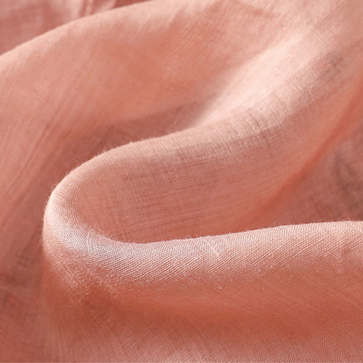 Koszula Buddha Stones z długim rękawem w kształcie latarni z haftem w stylu vintage z pojedynczym rzędem i wieloma guzikami - image 10