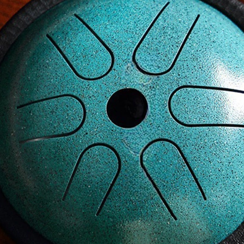 Bęben językowy ze stali Buddha Stones , dźwięk uzdrawiający, medytacja, zestaw perkusyjny do jogi, 6 nut, 5,5 cala
