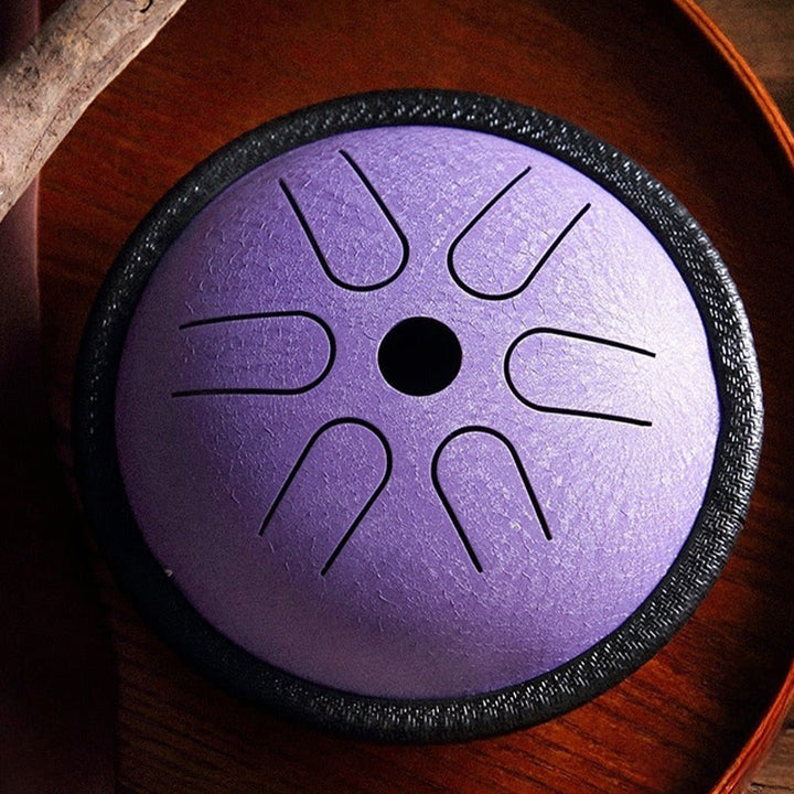 Bęben językowy ze stali Buddha Stones , dźwięk uzdrawiający, medytacja, zestaw perkusyjny do jogi, 6 nut, 5,5 cala