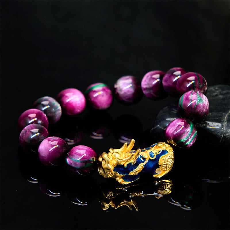 Buddha Stones Kolorowe Morskie Wierzby Zmiana Koloru Bransoletka PiXiu Pozytywne Uzdrawianie