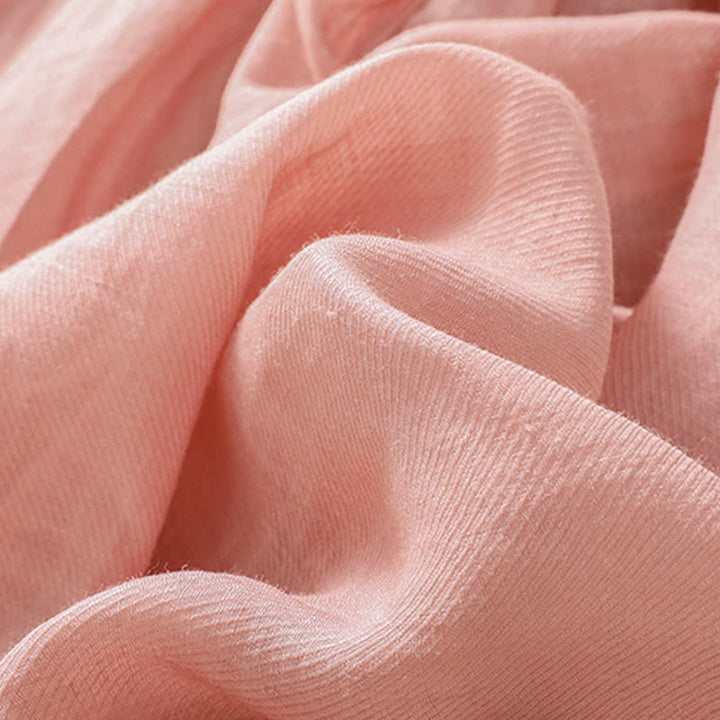 Buddha Stones Casual Codzienny Gładki Guzik Marszczony Wzór Kołnierz Stojący Damska Bawełniana Lniana Koszula Z Rękawem Trzy Czwartym Kardigan - image 29