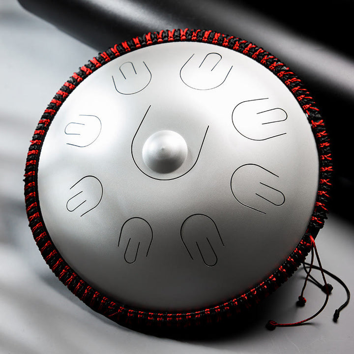 Buddha Stones językowy ze stali Dźwięk uzdrawiający Joga Medytacja Zestaw 9 nut 15-calowy instrument handpan