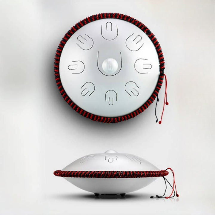 Buddha Stones językowy ze stali Dźwięk uzdrawiający Joga Medytacja Zestaw 9 nut 15-calowy instrument handpan - image 11