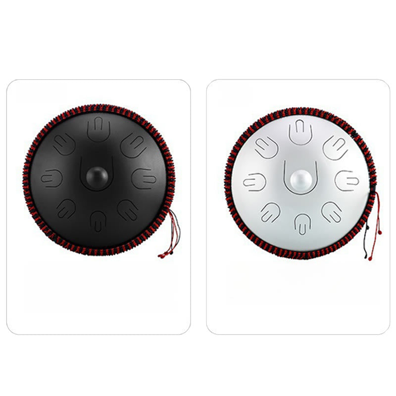 Buddha Stones językowy ze stali Dźwięk uzdrawiający Joga Medytacja Zestaw 9 nut 15-calowy instrument handpan