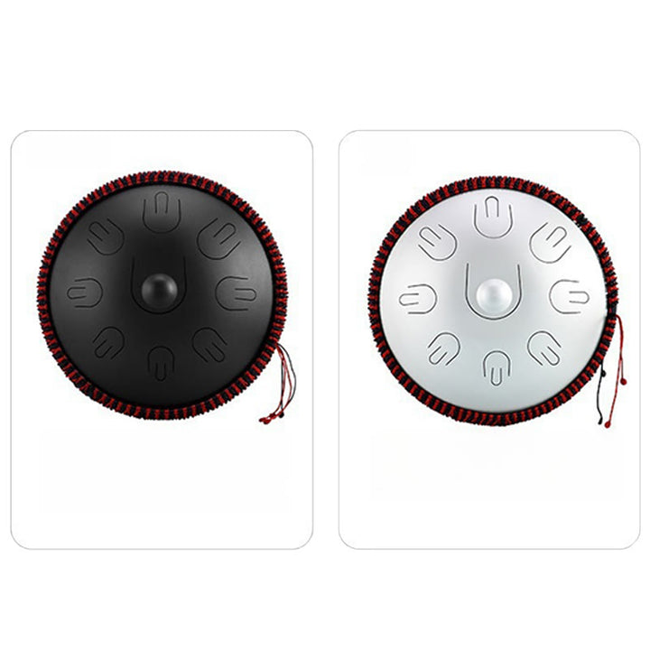 Buddha Stones językowy ze stali Dźwięk uzdrawiający Joga Medytacja Zestaw 9 nut 15-calowy instrument handpan