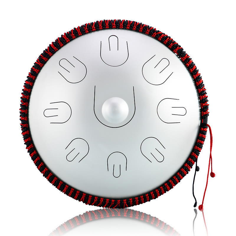 Buddha Stones językowy ze stali Dźwięk uzdrawiający Joga Medytacja Zestaw 9 nut 15-calowy instrument handpan
