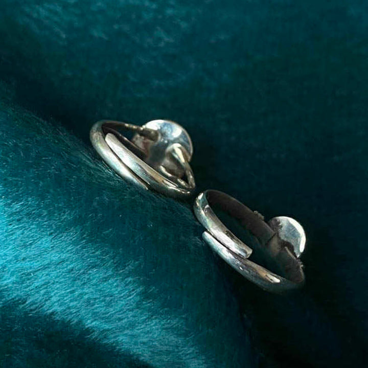 Pierścionek z regulowanym fortuną z Buddha Stones wykonany ze srebra próby 925 i czarnego onyksu - image 12