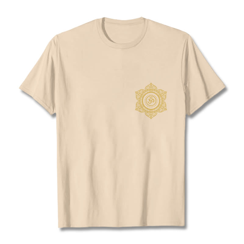 Koszulka z nadrukiem Buddha Stones Golden Mandala OM Pattern - For - 2XL - image 10
