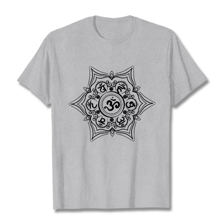 Buddha Stones Kamienie Mandala Om Mani Padme Hum - Jasnoszary - 2XL - image 19