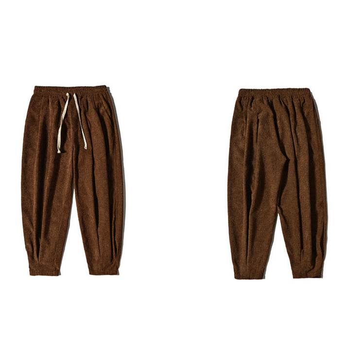 Spodnie męskie Buddha Stones Casual Plain Cotton Bloomer z kieszeniami - image 39
