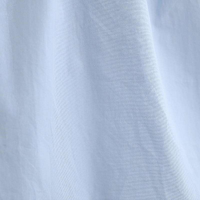 Buddha Stones Lato Jednolity Kolor Plisowany Projekt Halter Neck Bez Rękawów Bawełna Len Damska Kamizelka - image 6