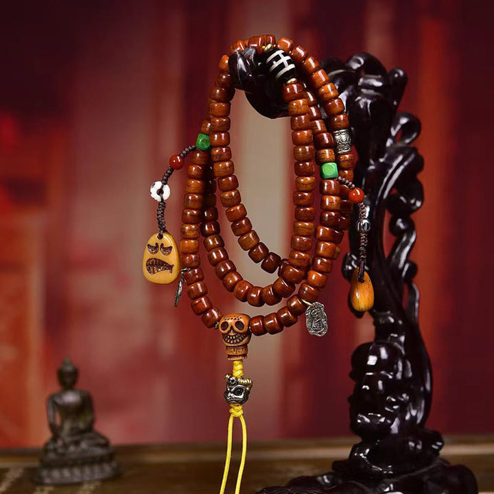 Buddha Stones Tybet 108 Koraliki Koraliki z kości Dzi Koraliki Siła Mala