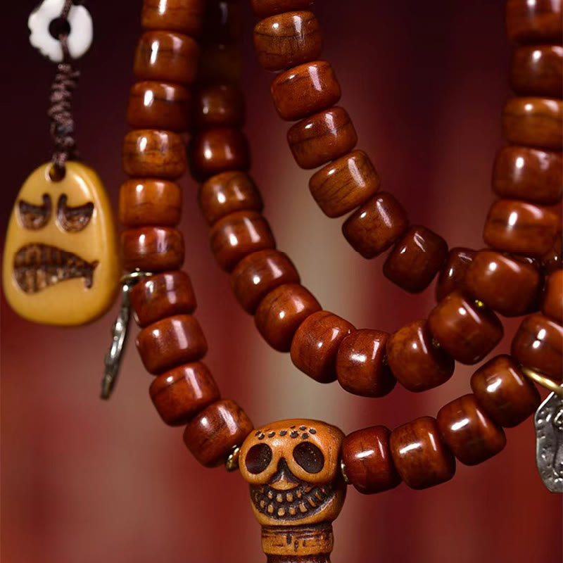 Buddha Stones Tybet 108 Koraliki Koraliki z kości Dzi Koraliki Siła Mala