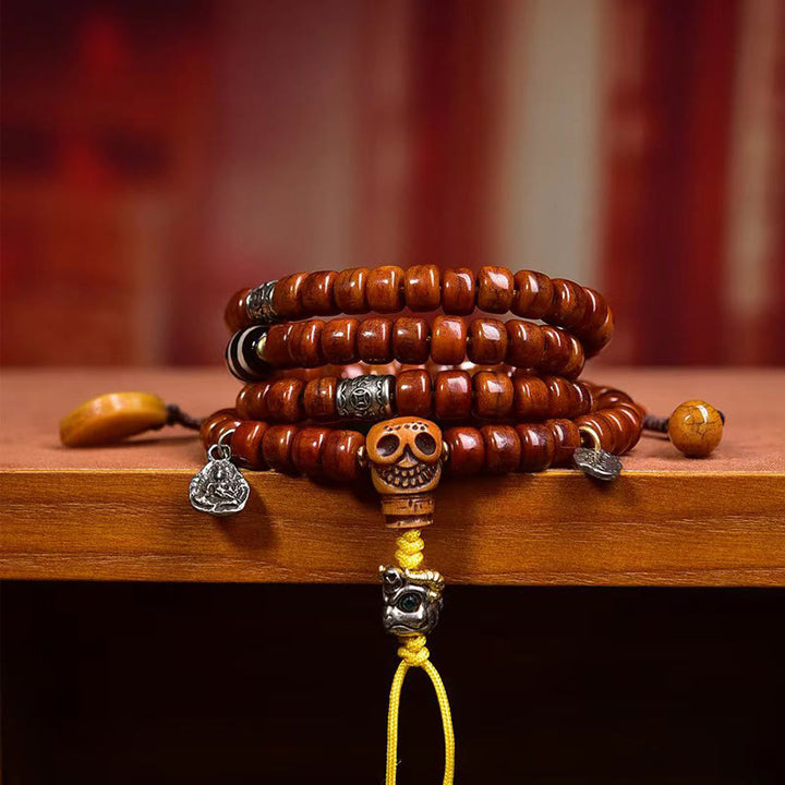 Buddha Stones Tybet 108 Koraliki Koraliki z kości Dzi Koraliki Siła Mala