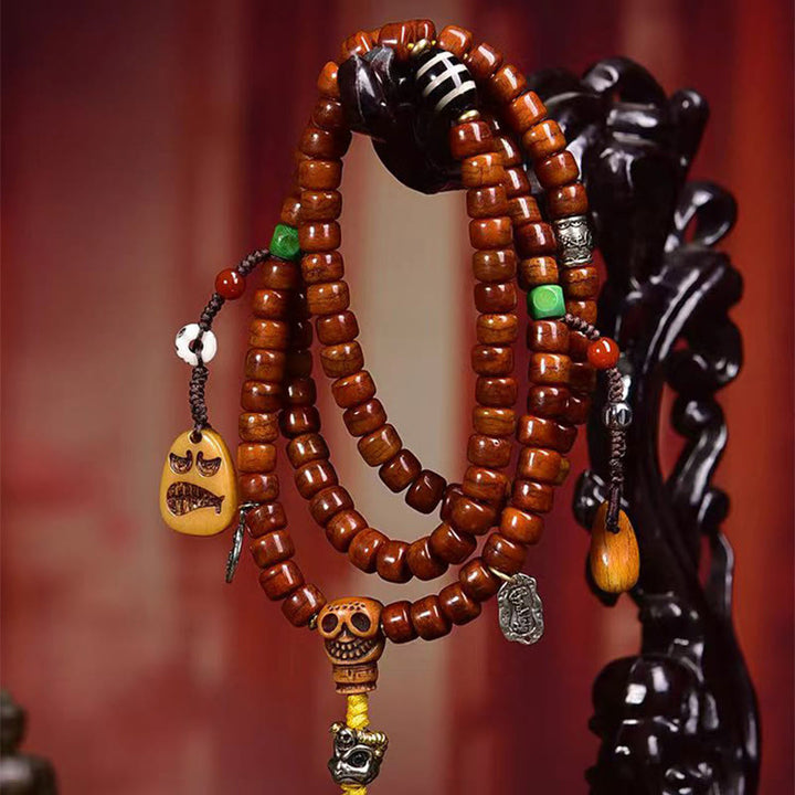 Buddha Stones Tybet 108 Koraliki Koraliki z kości Dzi Koraliki Siła Mala