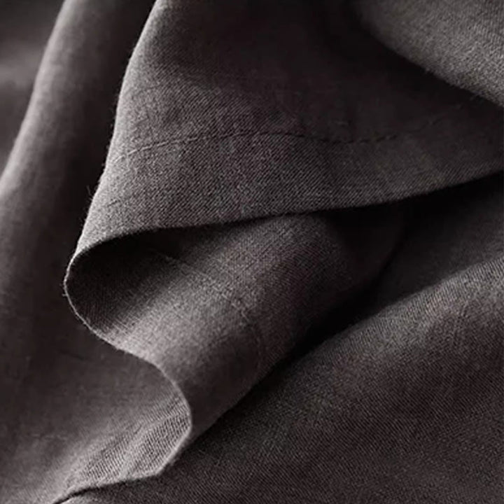 Buddha Stones Casual Pure Color Haft Patchwork Design Bez rękawów Okrągły Dekolt Damska Bawełniana Lniana Kamizelka - image 16