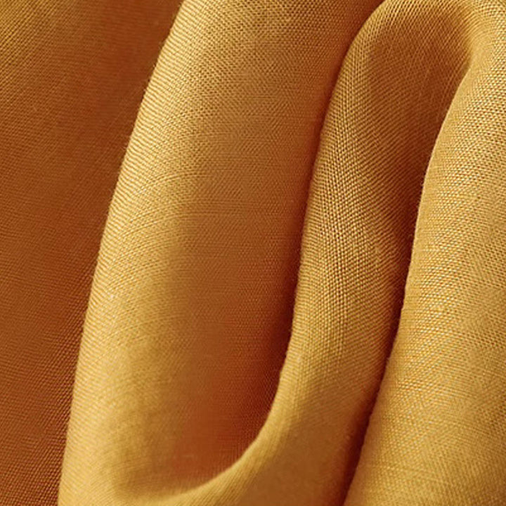 Buddha Stones Casual Pure Color Haft Patchwork Design Bez rękawów Okrągły Dekolt Damska Bawełniana Lniana Kamizelka - image 2