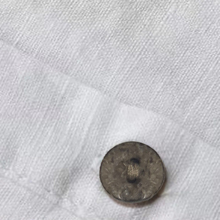 Koszula damska z długim rękawem i kieszeniami „Buddha Stones” z solidnymi guzikami - image 3