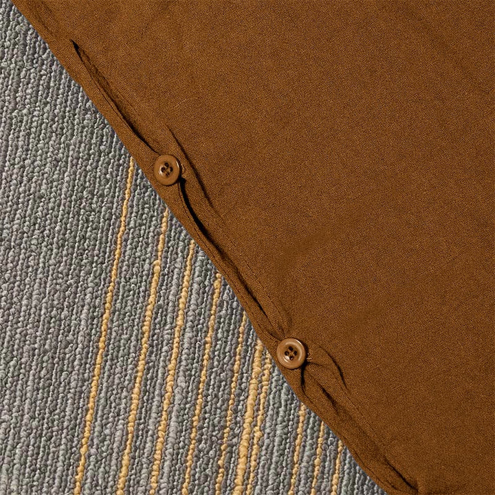 Buddha Stones Casual Pure Color Hollow Guziki Mankiety Spodnie Damskie Bawełniane Lniane Z Kieszeniami - image 36