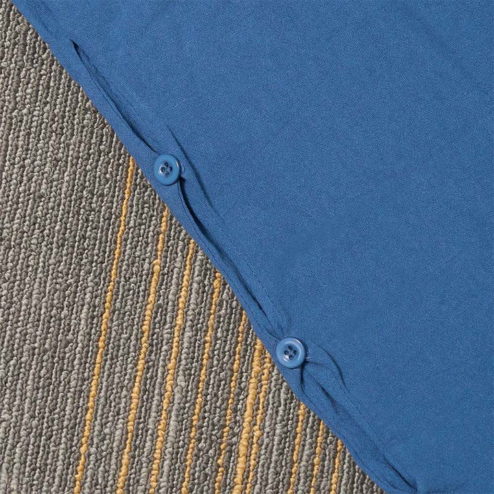 Buddha Stones Casual Pure Color Hollow Guziki Mankiety Spodnie Damskie Bawełniane Lniane Z Kieszeniami - image 46