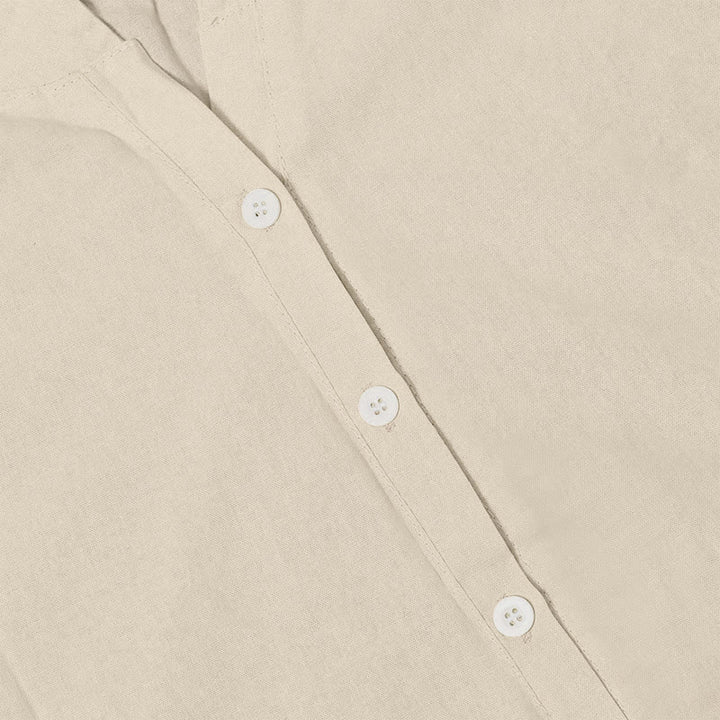 Koszula damska z krótkim rękawem Buddha Stones Casual Plain Button Surched Collar z krótkim rękawem - image 42