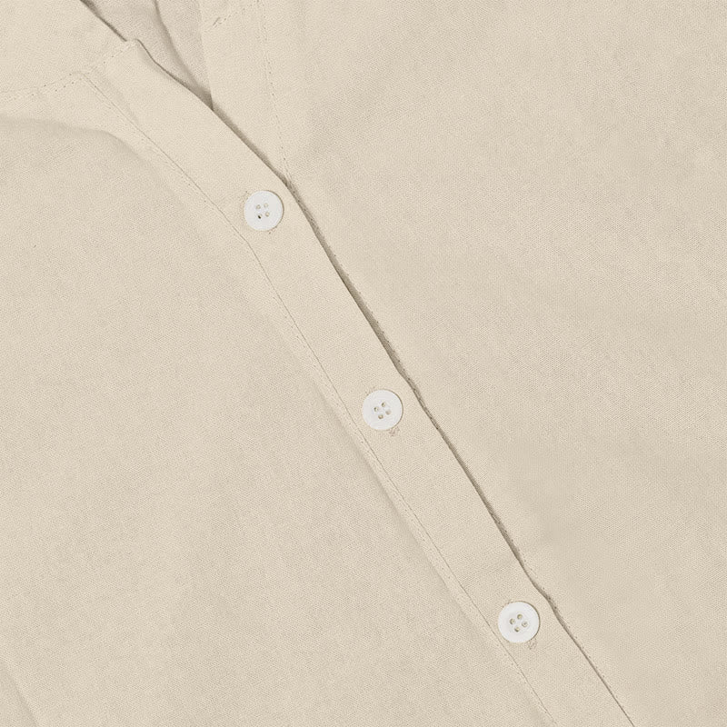 Koszula damska z krótkim rękawem Buddha Stones Casual Plain Button Surched Collar z krótkim rękawem - image 42