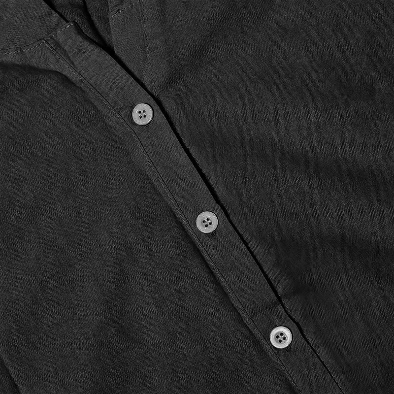 Koszula damska z krótkim rękawem Buddha Stones Casual Plain Button Surched Collar z krótkim rękawem - image 54