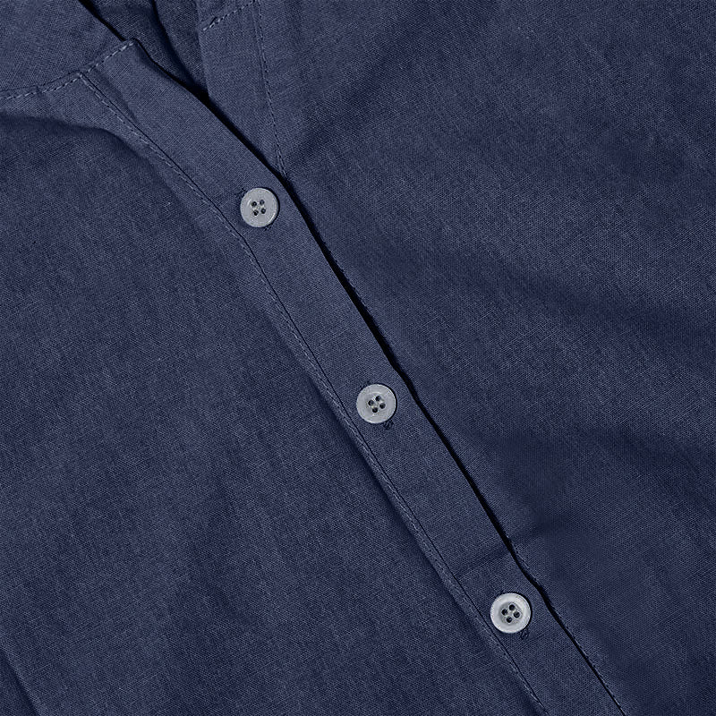 Koszula damska z krótkim rękawem Buddha Stones Casual Plain Button Surched Collar z krótkim rękawem - image 59