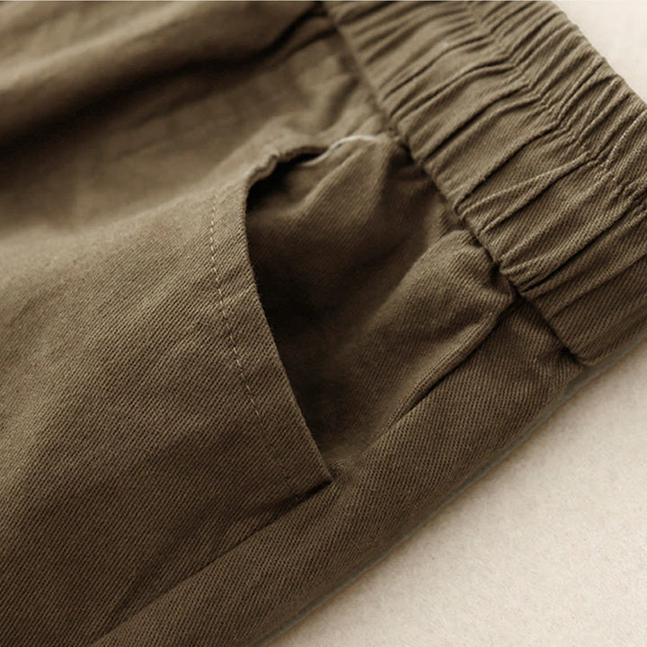 Spódnica damska z bawełny i lnu w rozmiarze 7-8 z kieszeniami Buddha Stones Vintage Plain Drawstring Button Design Slide Slite - image 2